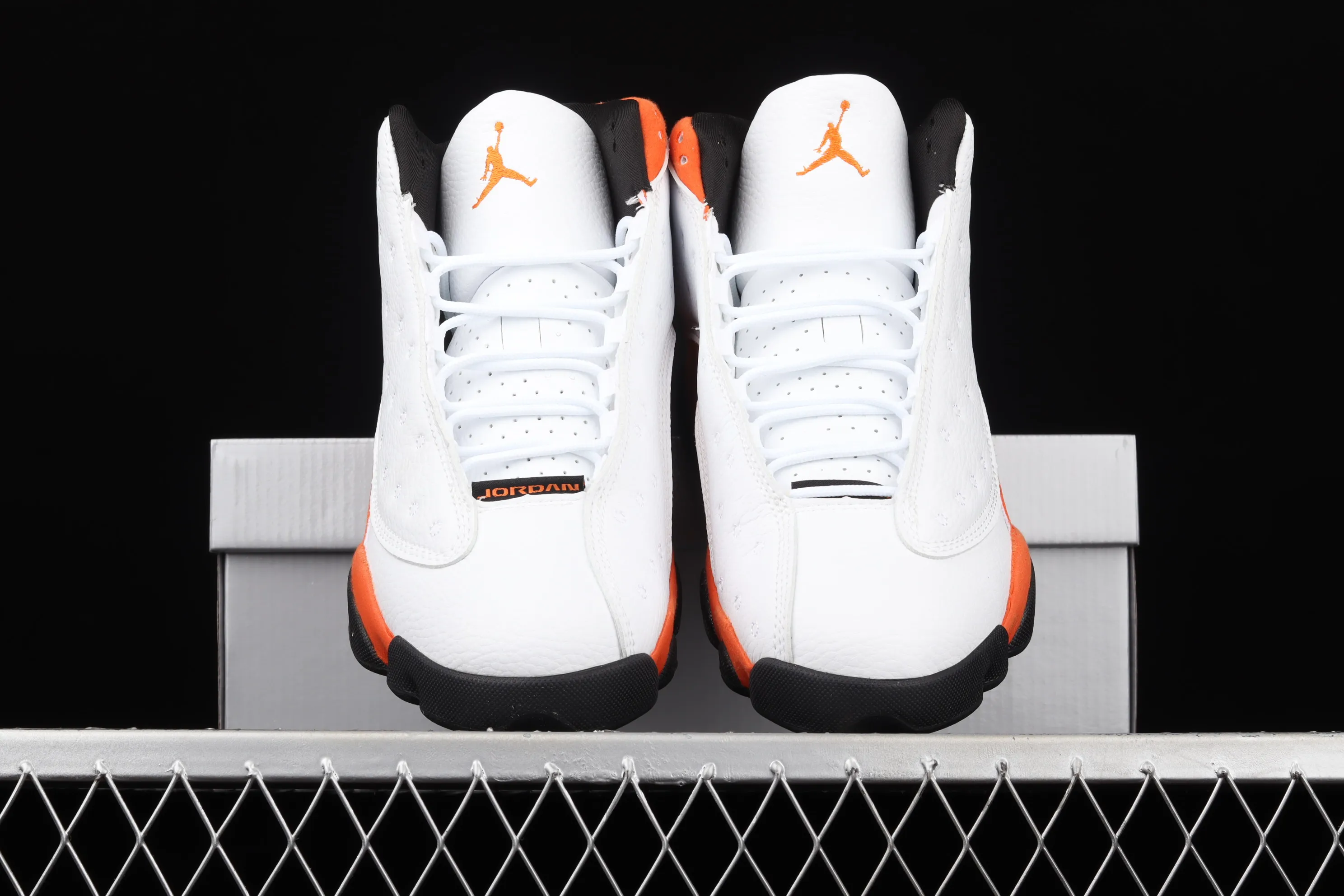All categories Air Jordan Jordan series basketball shoes Air Jordan 13 G version Air Jordan 13 Retro AJ13 white orange 414571-108